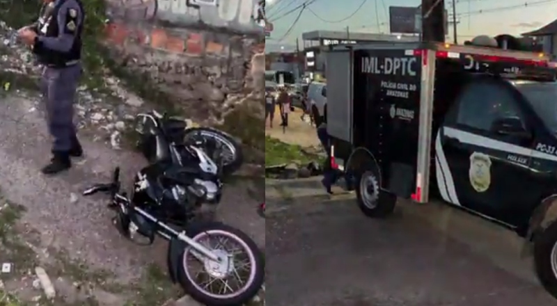 Piloto de moto que morreu em acidente no Jorge Teixeira estaria fugindo em alta velocidade com medo de ser executado; veja vídeo