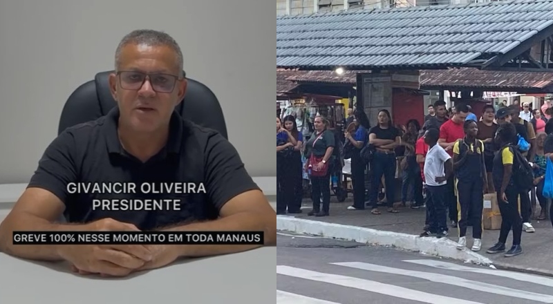 Greve geral: Sindicato dos Rodoviários anuncia paralisação no transporte coletivo em Manaus; veja vídeo