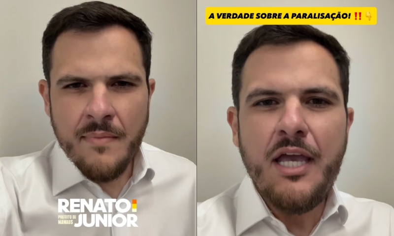 Em meio à greve, prefeito Renato Júnior afirma que subsídios ao transporte estão em dia