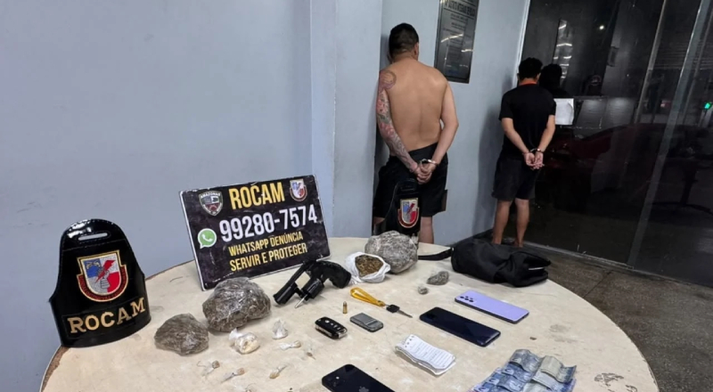 Polícia Militar prende dois homens e uma mulher após roubarem empresa na Zona Leste