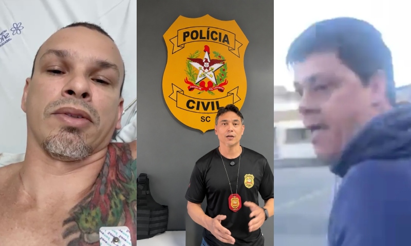 Homem é preso em Santa Catarina por tentar matar jornalista amazonense; veja vídeo