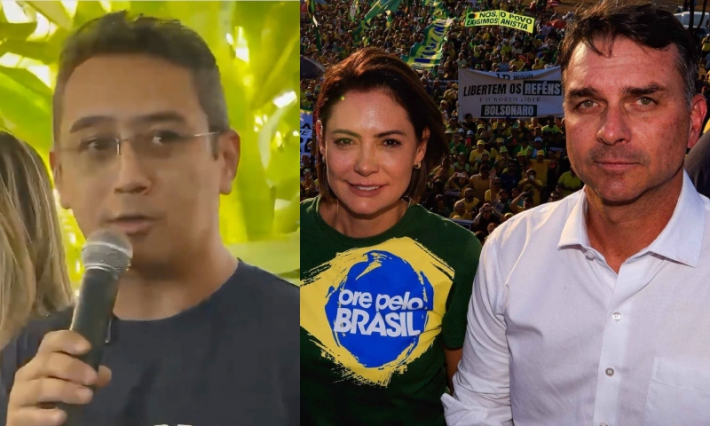 Irmão de Michelle Bolsonaro sai em defesa de Flávio enquanto a ex-primeira-dama deixa comando do PL Mulher; veja vídeo