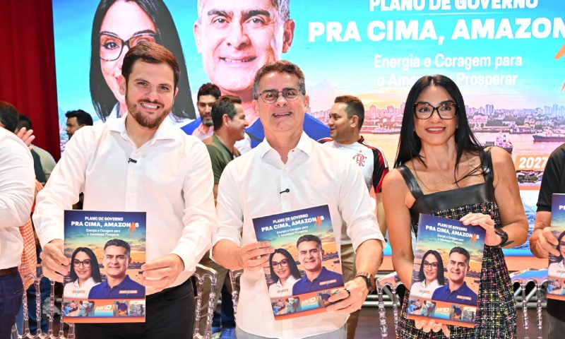 “Vamos tirar o Amazonas da UTI”, afirma David ao lançar plano de governo com nove eixos de desenvolvimento