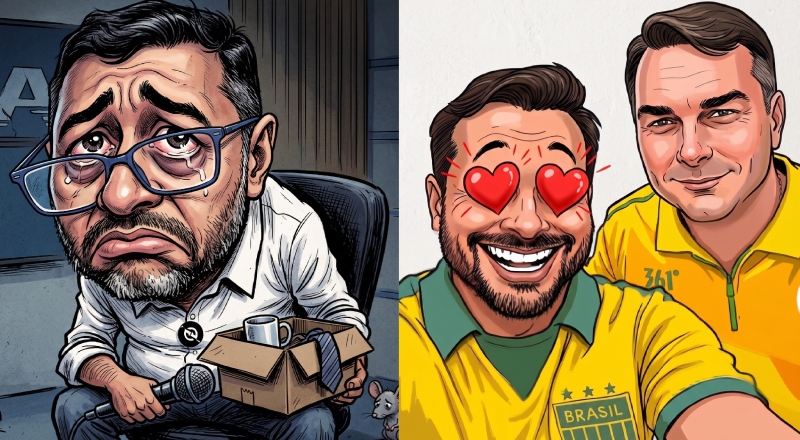 Eleições 2026: Flávio Bolsonaro vira as costas para Wilson Lima e sela apoio a Alberto Neto no senado