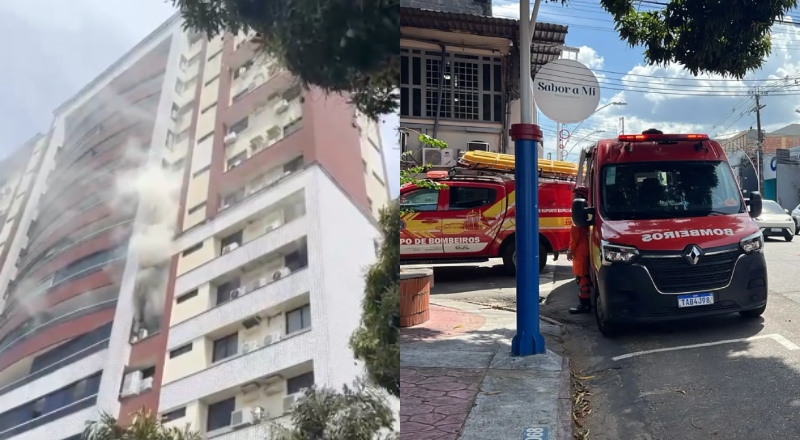 Urgente: Incêndio em apartamento mobiliza Bombeiros e assusta moradores no Vieiralves, em Manaus; veja vídeo