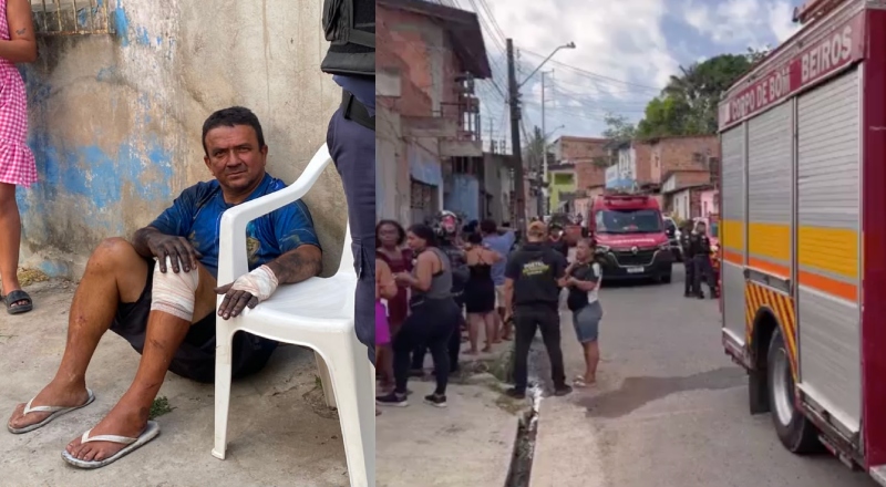 Avô arriscou a vida para tentar salvar crianças de incêndio no Parque São Pedro mesmo sabendo que já era tarde demais; veja vídeo