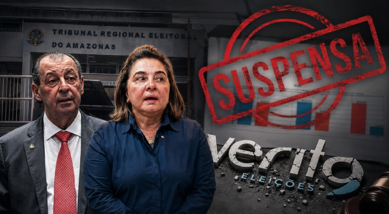 Justiça Eleitoral suspende pesquisa do Veritá que favorecia Omar e Maria do Carmo após inconsistências