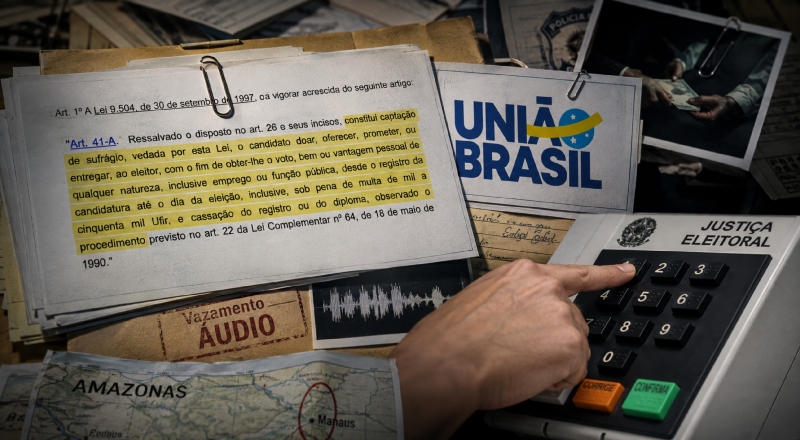 Áudios vazados! Candidatos do União Brasil são suspeitos de compra de votos em troca de combustível, pagamentos e sorteios no Amazonas; áudio