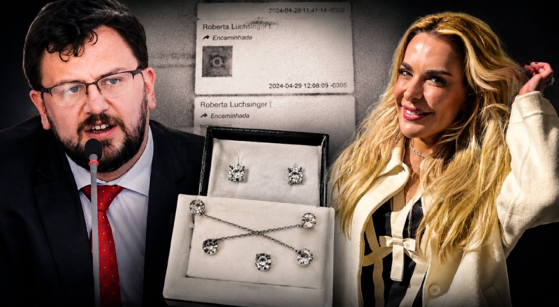 Investigação da PF: Amiga de Lulinha comprou colar de diamantes e solitários para Marcola