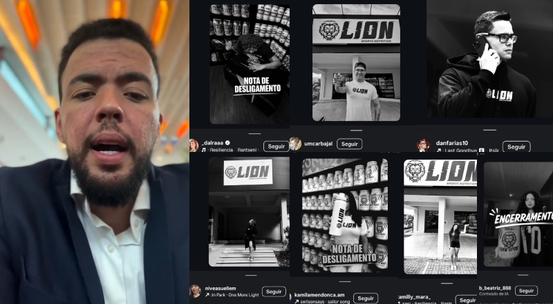 Influenciadores maromba encerram parceria com a Lion Sports Nutrition após suposto surto do dono da marca em Manaus; vídeo