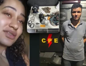 Mulher que foi acorrentada pelo ex diz que ele usava panos com ácido para tapar a boca dela; veja vídeo