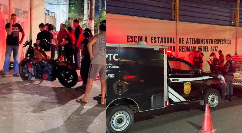 Motoqueiro dono de uma Harley Davidson morre em acidente no Adrianópolis; veja vídeo