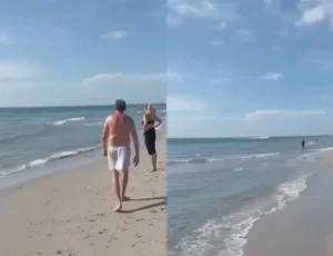 Avião bimotor faz pouso forçado no mar da Flórida diante de banhistas; veja vídeo