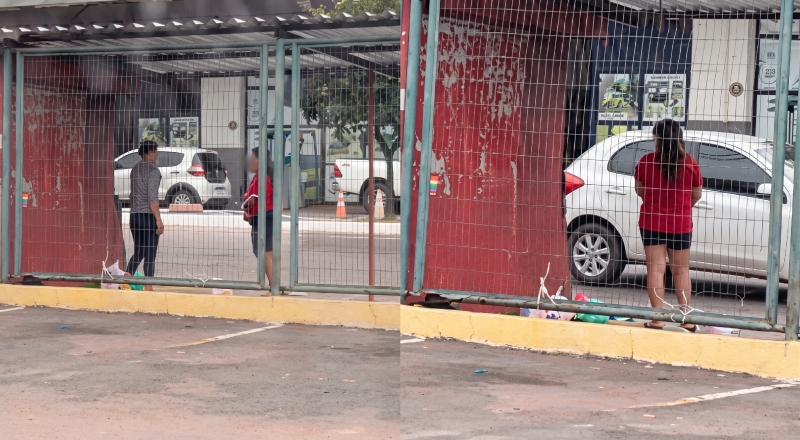 “Cadê a Lei João da Penha?”: homem leva ‘peia brava’ de mulher em parada de ônibus em Manaus; veja vídeo