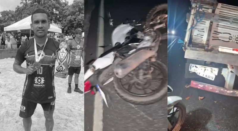 Tragédia: ex-jogador do Bragantino morre em acidente envolvendo moto e caminhão no Pará; veja vídeo