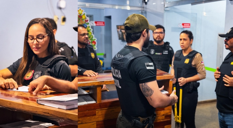 ‘Operação Mulher Segura’: Força-tarefa mobiliza viaturas e algema foragidos no interior; veja vídeo