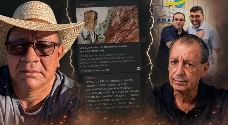Briga de ‘Companheiros’: Neuton Corrêa usa “Maus Caminhos” para blindar Wilson e Cidade; Omar Aziz responde expondo ‘mamata’ do jornalista