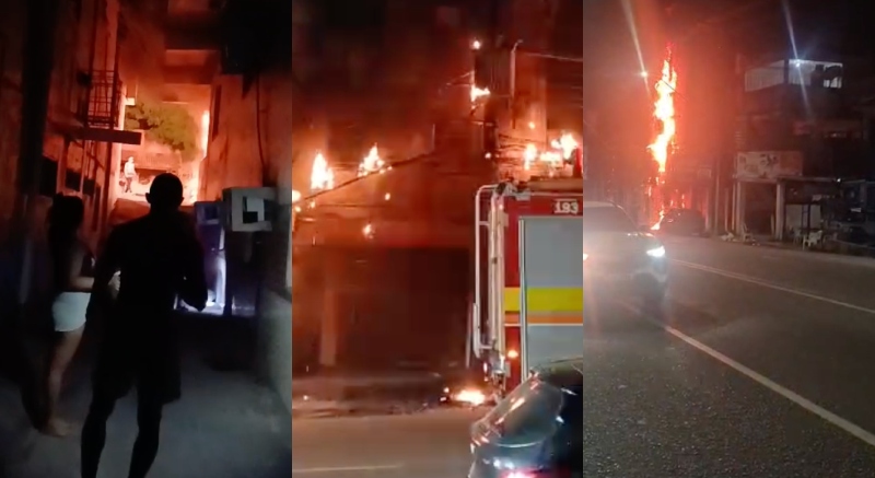 Explosão de transformador provoca incêndio e pânico na Avenida Tefé, em Manaus; veja vídeos