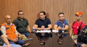 Prefeito Thomé Neto reúne forças de segurança e cobra apoio dos governos para combater incêndios em Autazes