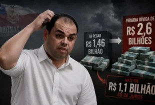 Empréstimo barrado: Roberto Cidade tentou endividar o Amazonas com juros de mais de R$ 1,1 bilhão para os próximos 10 anos