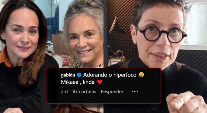 Gabriela Duarte e Mika Lins trocam críticas nas redes sociais após polêmica envolvendo Regina Duarte; veja os prints
