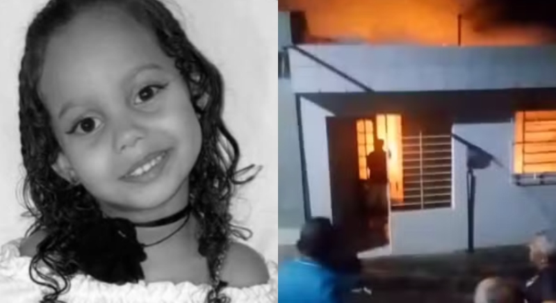 Tragédia: Casa é totalmente destruída por incêndio e criança m0rre antes do socorro chegar