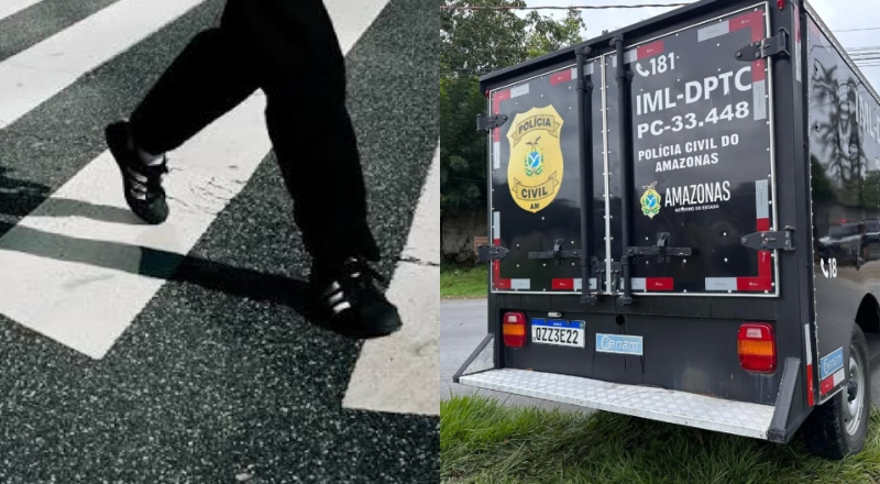 Homem é atropelado por ônibus enquanto atravessava faixa de pedestres e acaba não resistindo