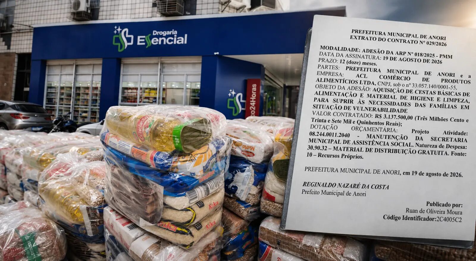 Conheça a A.C.L., empresa de medicamentos que vai fornecer mais de R$ 3 milhões em cestas básicas para a Prefeitura de Anori