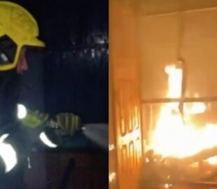 Policiais invadem casa em chamas e salvam mulher desacordada à beira da m0rte; veja vídeo