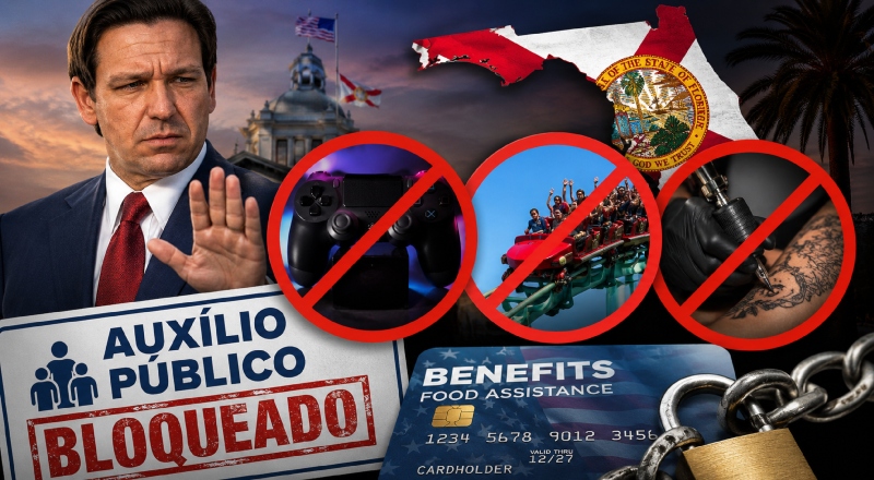 Governo da Flórida quer bloquear uso de auxílio público para videogames, parques e tatuagens