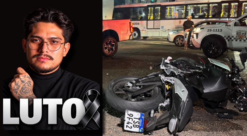 Saiba quem era o jovem que perdeu a vida cedo demais após acidente de moto na  Avenida Mário Ypiranga em Manaus