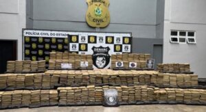 Polícia apreende 1,3 tonelada de skunk avaliada em R$ 28 milhões no interior