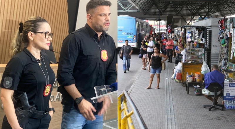 ‘A casa caiu’: Polícia prende grupo criminoso que furtava celulares em terminais de ônibus de Manaus e fazia “limpa” em contas bancárias das vítimas
