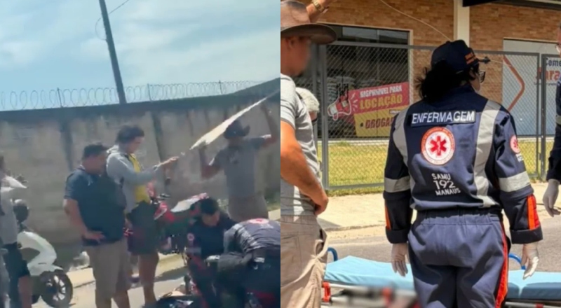 Saiba quem é a motociclista atingida por carro no Tarumã após desviar de buraco e ser abandonada no Tarumã; veja vídeo