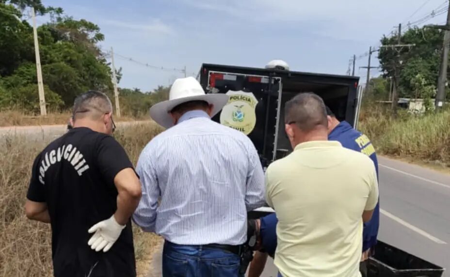 Urgente: mulher é encontrada esquartejada e em decomposição no meio-fio em Iranduba; veja vídeo