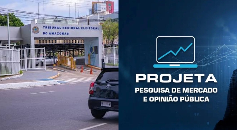 TRE-AM suspende divulgação de pesquisa do Instituto Projeta por falta de informações obrigatórias