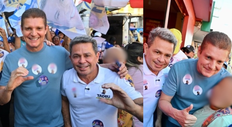 “C de Cara de Pau!”: Marcos Rotta e Tadeu de Souza viram cabos eleitorais de luxo de Roberto Cidade; vídeo