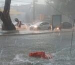 Agora: Temporal cai com força em Manaus e ventania com trovoadas assusta moradores