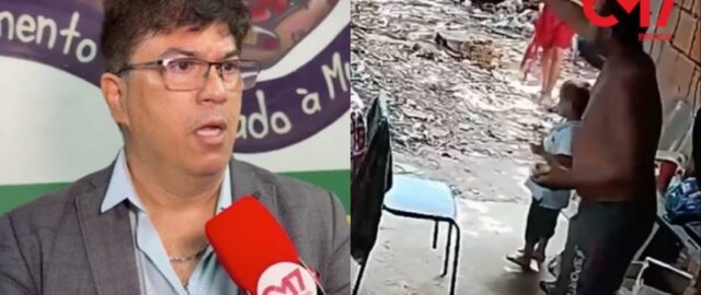 Filho é levado à delegacia após agr3dir a própria mãe e descumprir medida protetiva; veja vídeo