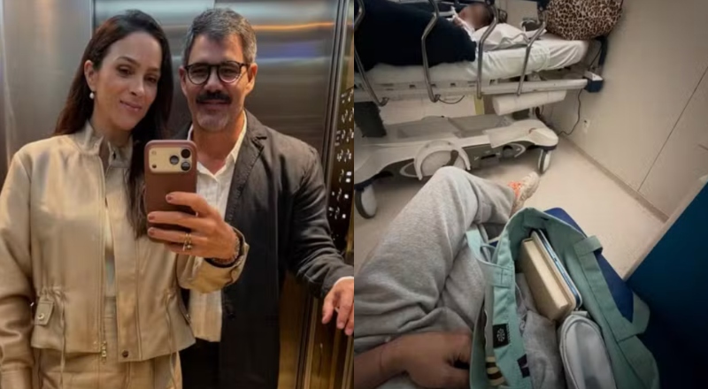 Filha de Juliano Cazarré volta ao CTI e mãe pede orações: “Nunca sabe quando vai sair”