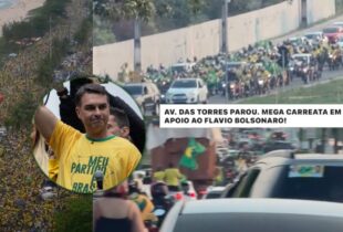 Flávio Bolsonaro reúne milhares de apoiadores pelo Brasil inteiro e lota todos os lugares na reta final da campanha; veja vídeos