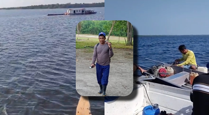 Indígena desaparece após colisão entre lancha e rabeta no Rio Canumã, em Borba; veja vídeo