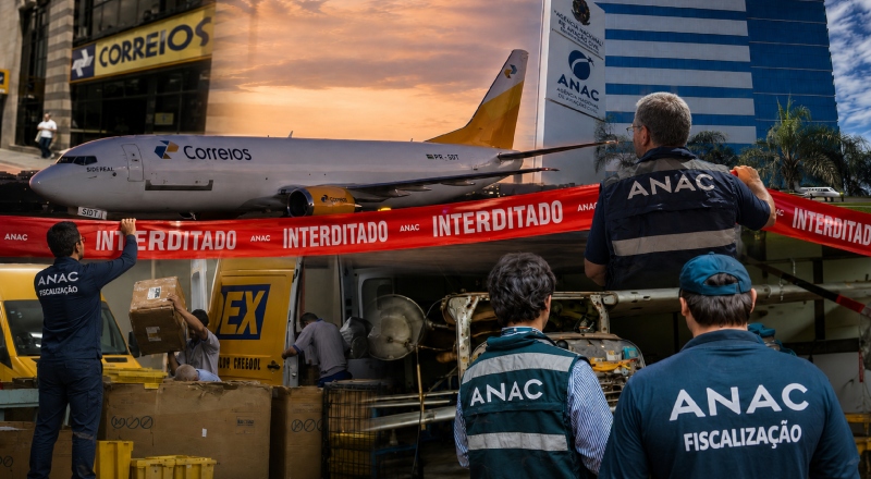 Anac manda parar tudo e suspende operações de companhia aérea que atende os Correios