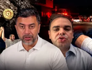 Roberto Cidade e Wilson Lima tratam policiais como descartáveis, jogando os PMs pra levar tiro do CV enquanto eles pedem voto