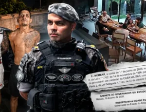 Polêmica: Tenente-Coronel exonerado no 'QG do Crime' reaparece interrogando traficantes do CV para beneficiar Wilson e Cidade; vídeo