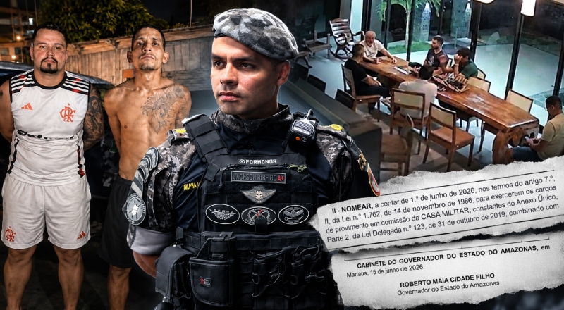Polêmica: Tenente-Coronel exonerado no ‘QG do Crime’ reaparece interrogando traficantes do CV para beneficiar Wilson e Cidade; vídeo