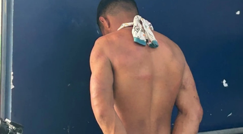 Suspeito de homicídio é encontrado amarrado e prestes a ser ”julgado” pelo “tribunal do crime” ; veja imagens