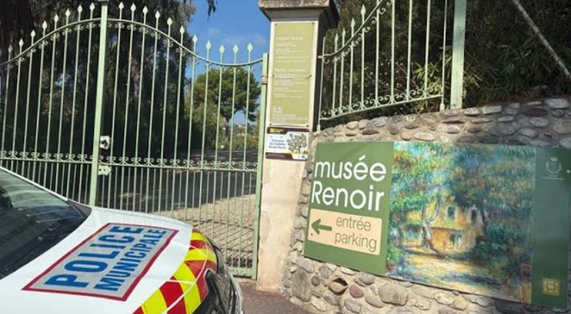 Roubo milionário: Ladrões invadem museu de Renoir na França e levam obras avaliadas em € 9 milhões