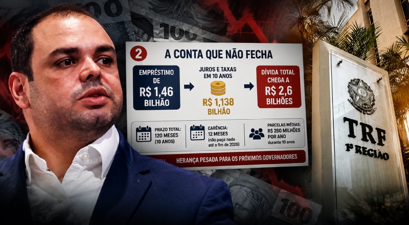 Roberto Cidade insiste junto ao TRF1 por empréstimo que custará R$ 1,1 bilhão em juros aos cofres do Amazonas