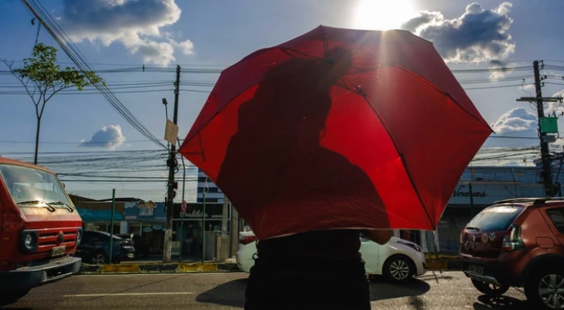 Manaus dentro do forno! Capital vai ferver em 33°C nesta quarta enquanto interior se prepara para temporais e trovoadas!